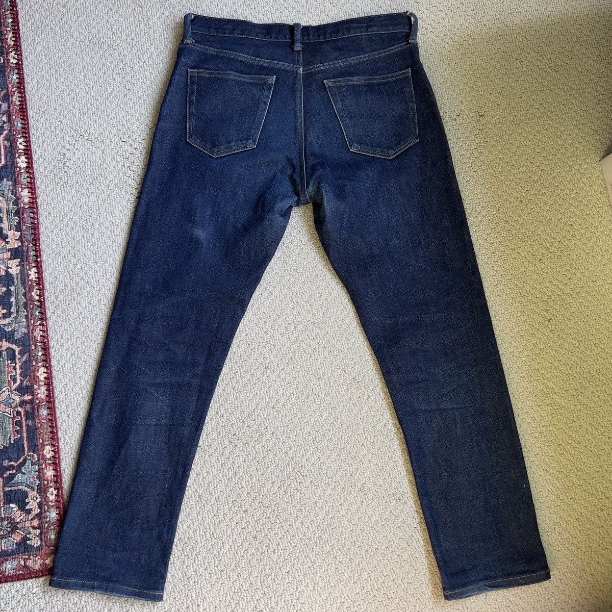 Kaihara Denim × Uniqlo uniqlo raw selvedge slim straight kaihara denim Size US 30 / EU 46 - 2 Thumbnail