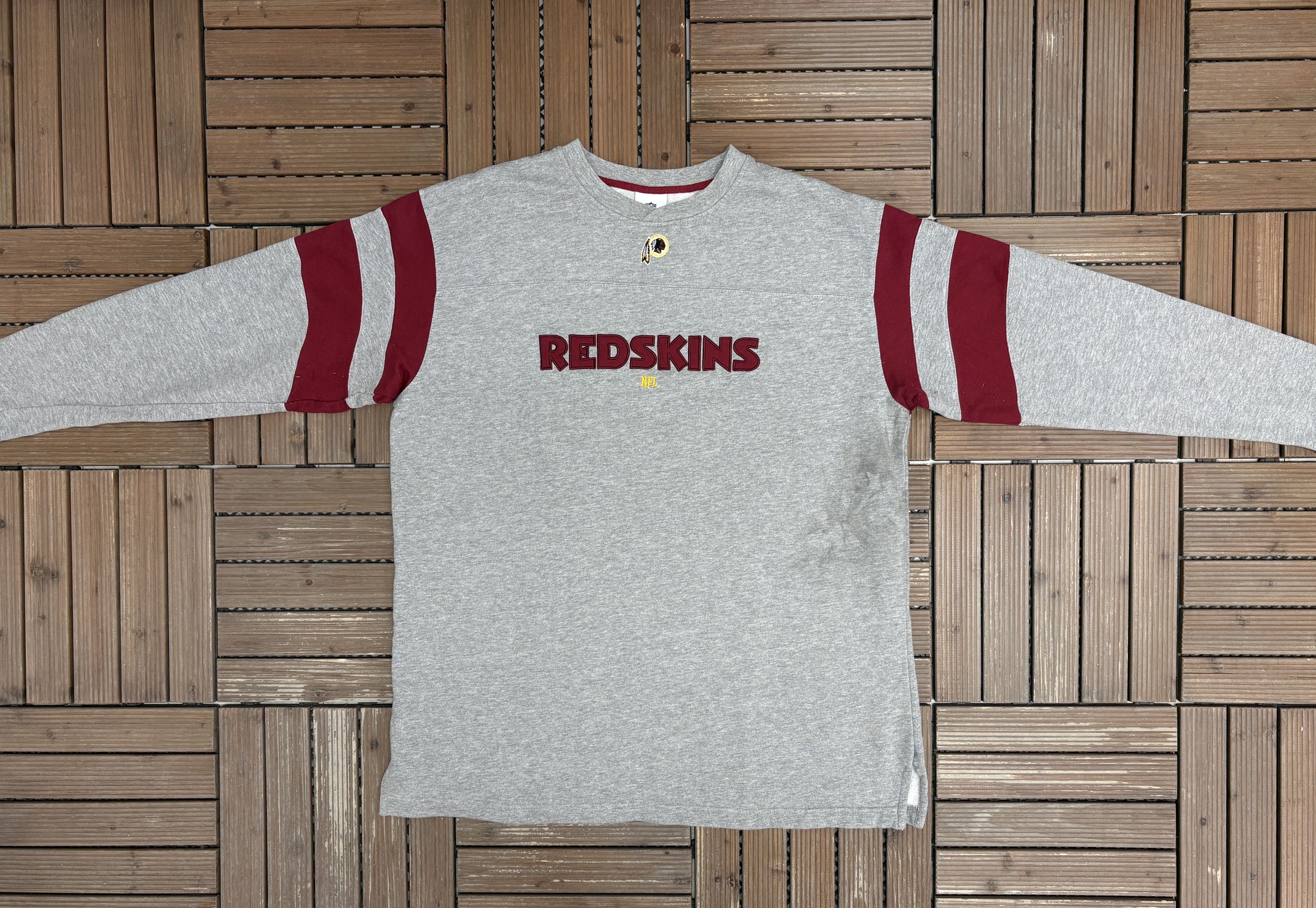 Vintage Washington Redskins Vintage Grey Crewneck Sweater Size US XL / EU 56 / 4 - 4 Thumbnail