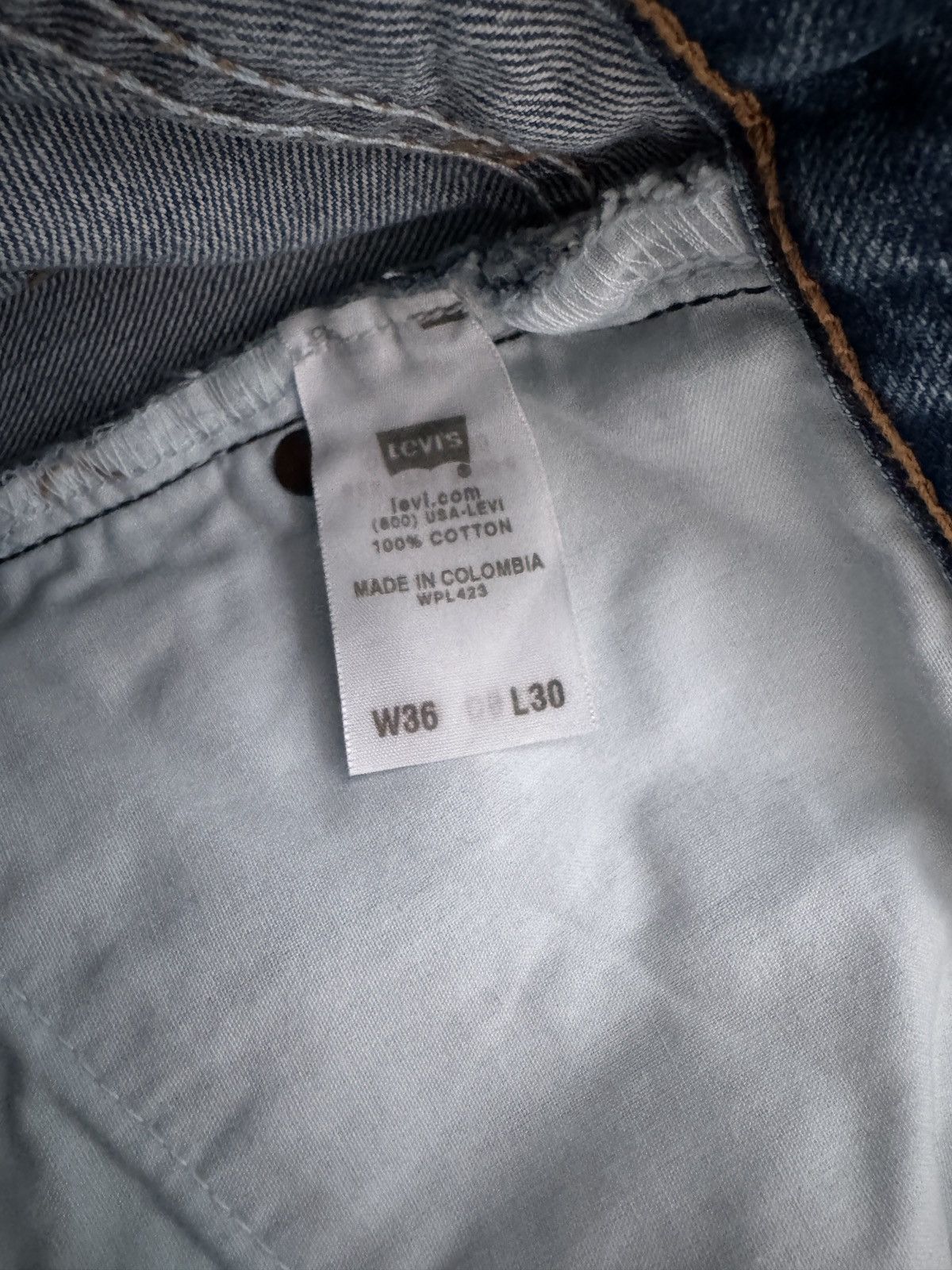 Levi's vintage distressed levi 501s Size US 36 / EU 52 - 3 Thumbnail