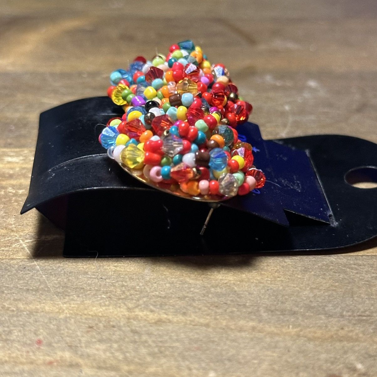 Other Prima donna multicolor seed bead button post earrings Size ONE SIZE - 3 Thumbnail