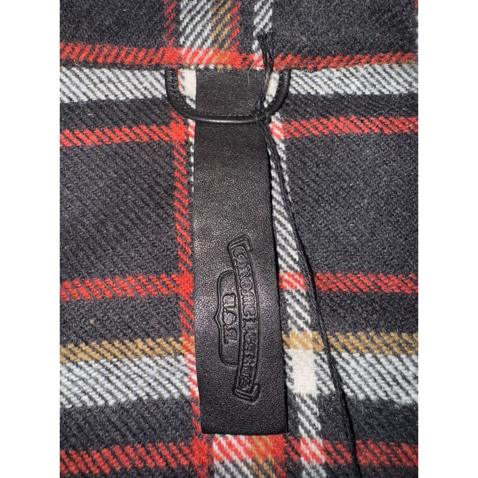 Chrome Hearts Chrome Hearts Flannel Black Check Button Down Long Size US L / EU 52-54 / 3 - 5 Thumbnail