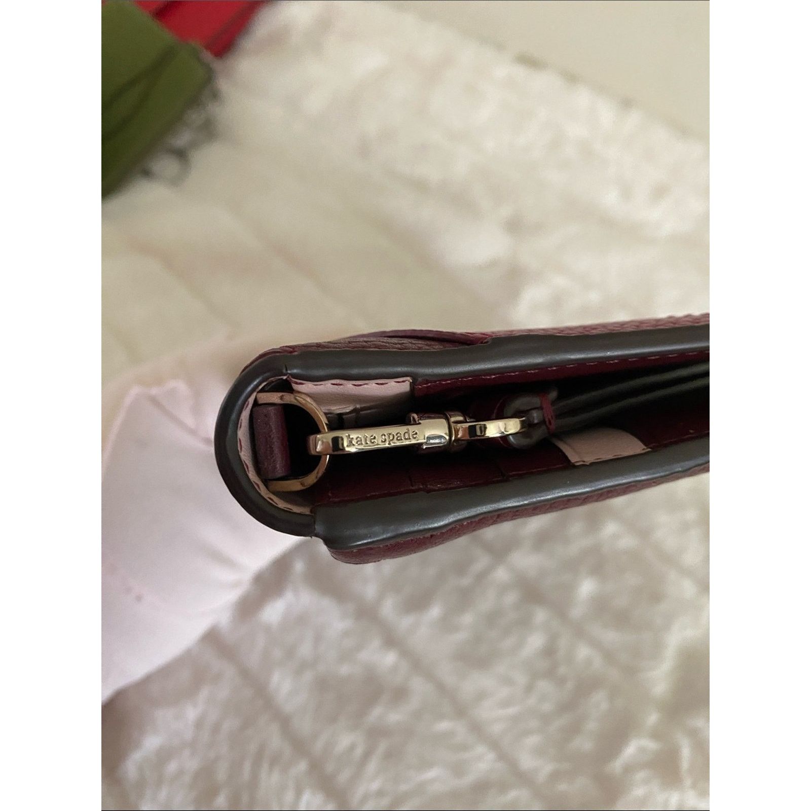 Kate Spade Kate Spade Kourtney Chevron Medium Clutch Wallet Wristlet Size ONE SIZE - 11 Thumbnail