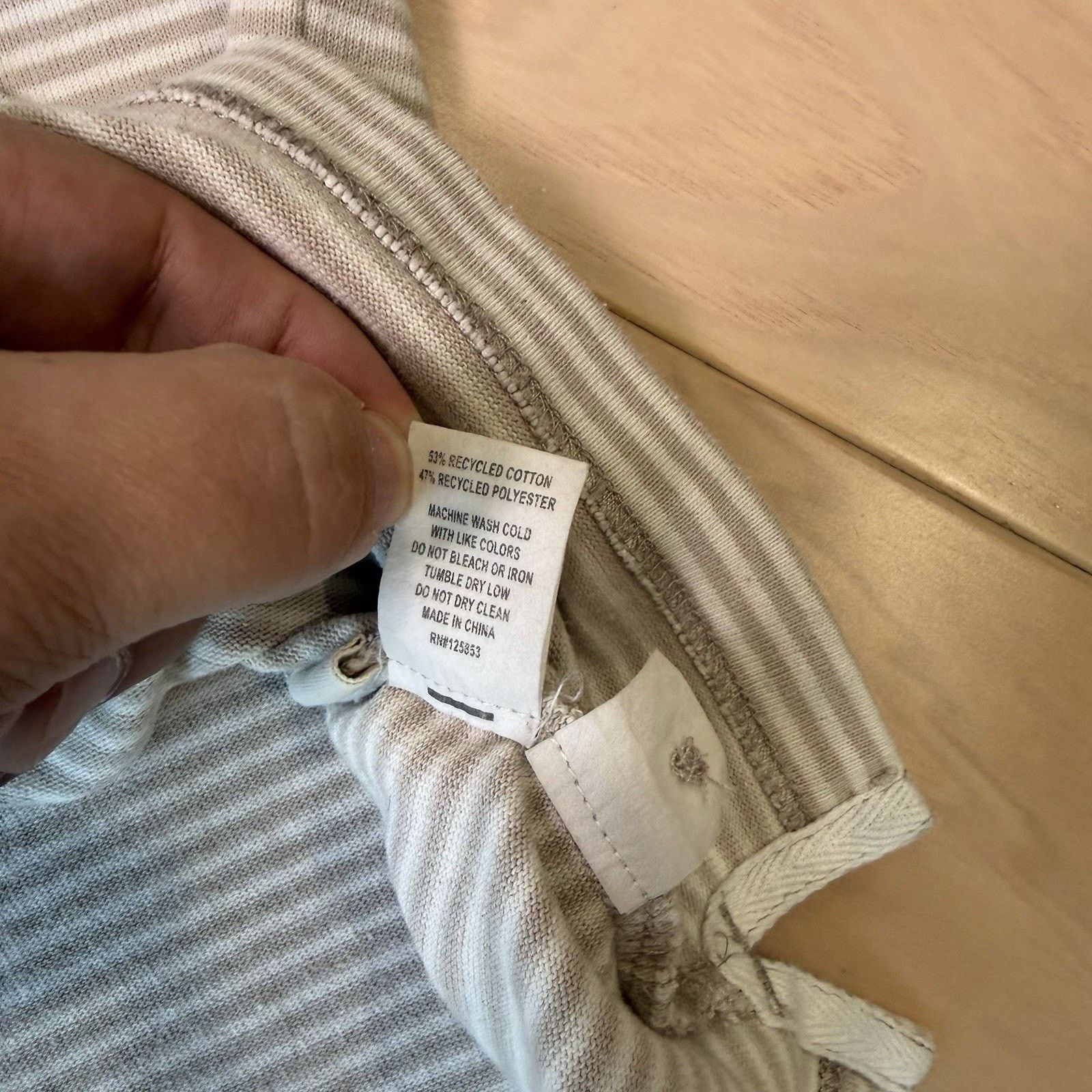 Taylor Stitch Taylor Stitch Polo Shirt 38 Natural Oatmeal Short Sleeve Size US S / EU 44-46 / 1 - 6 Thumbnail