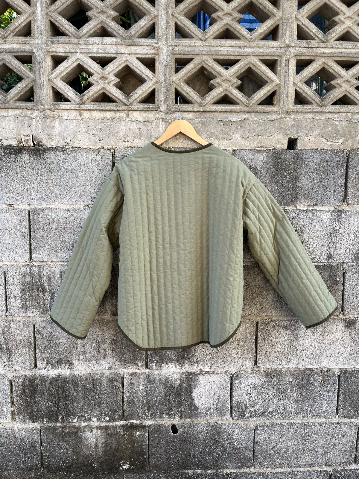 Japanese Brand VIS JAPAN SORONA VERTICAL QUILTING BLOUSON Size US L / EU 52-54 / 3 - 2 Thumbnail