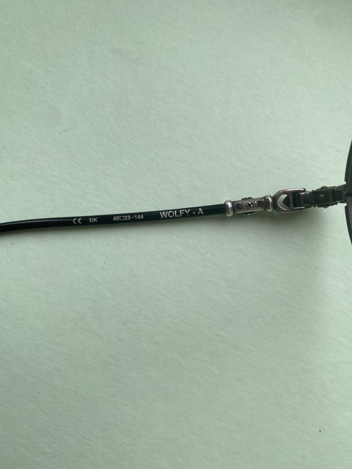 Chrome Hearts Chrome Hearts Frame WOLFY-A 45-23-144 BK Size ONE SIZE - 9 Thumbnail