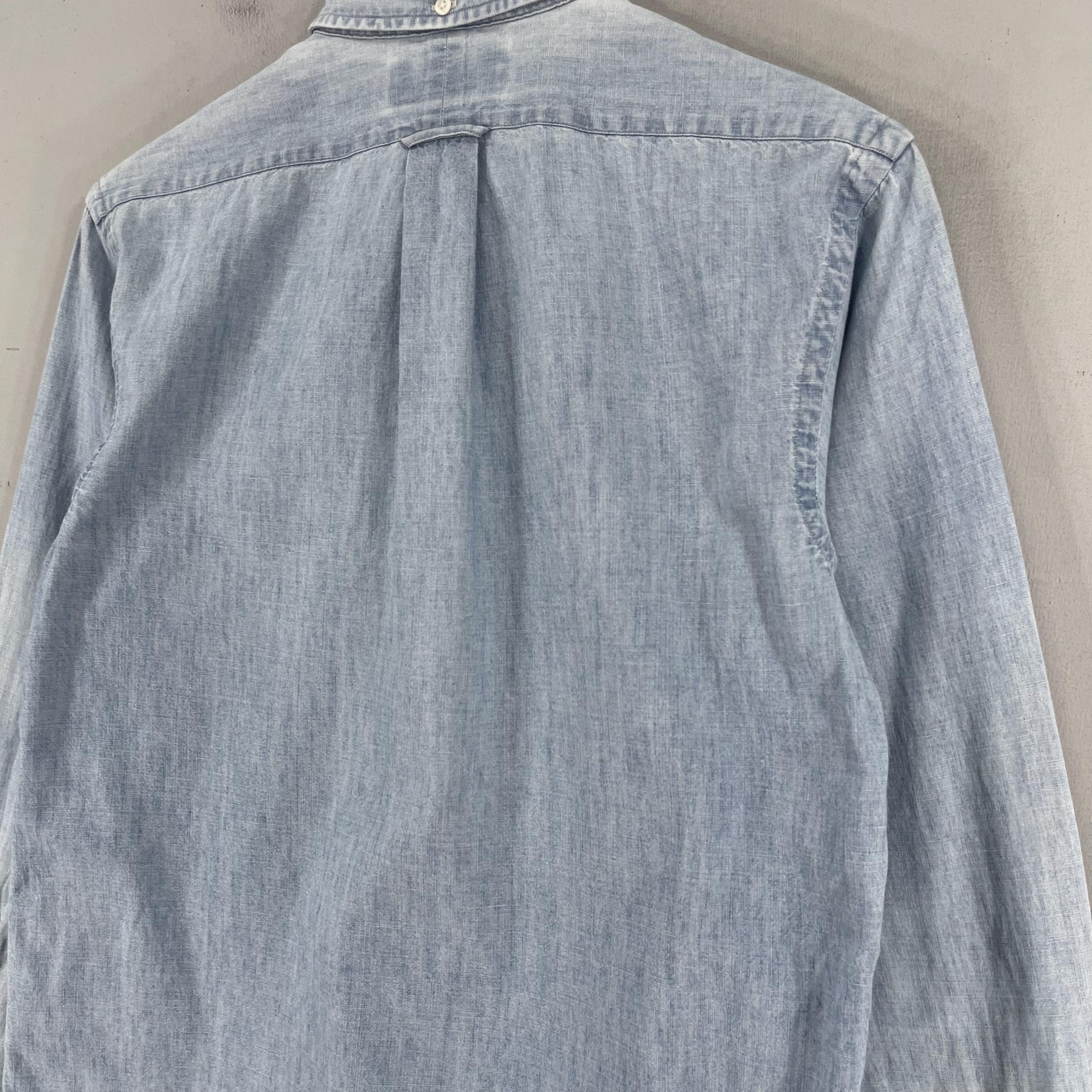 Polo Ralph Lauren × Vintage Vintage POLO RALPH LAUREN Button Up Denim Worker Shirt Size US M / EU 48-50 / 2 - 10 Thumbnail