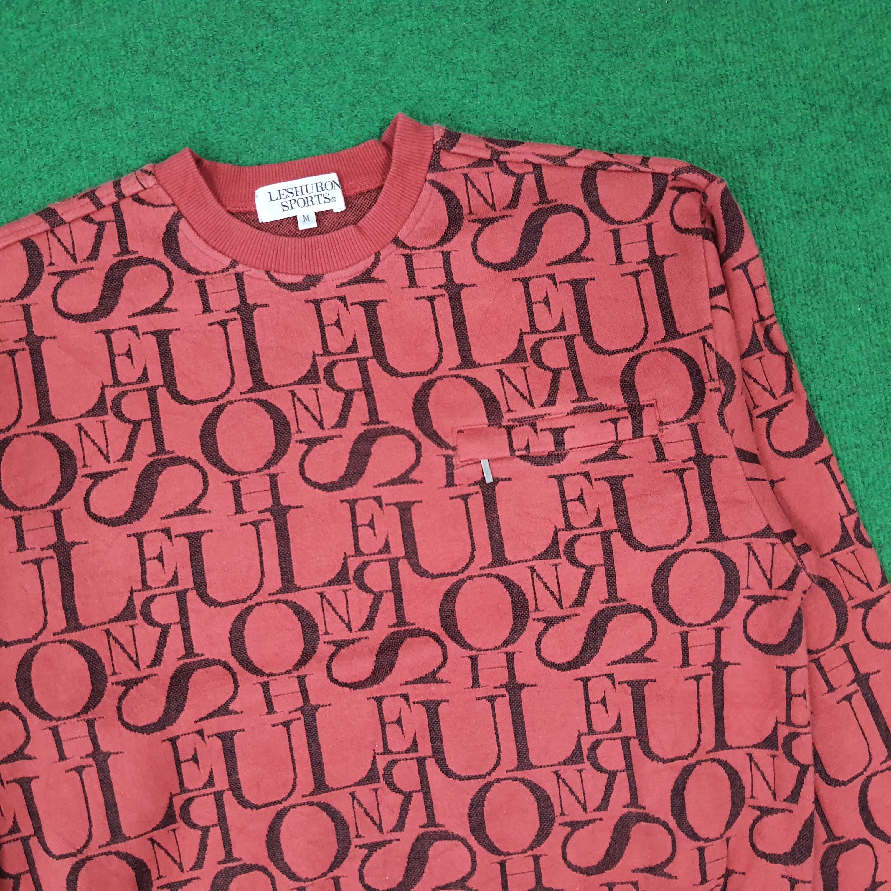 Vintage Vintage LESHURON Sports Sweatshirt C269N6 Size US M / EU 48-50 / 2 - 2 Thumbnail