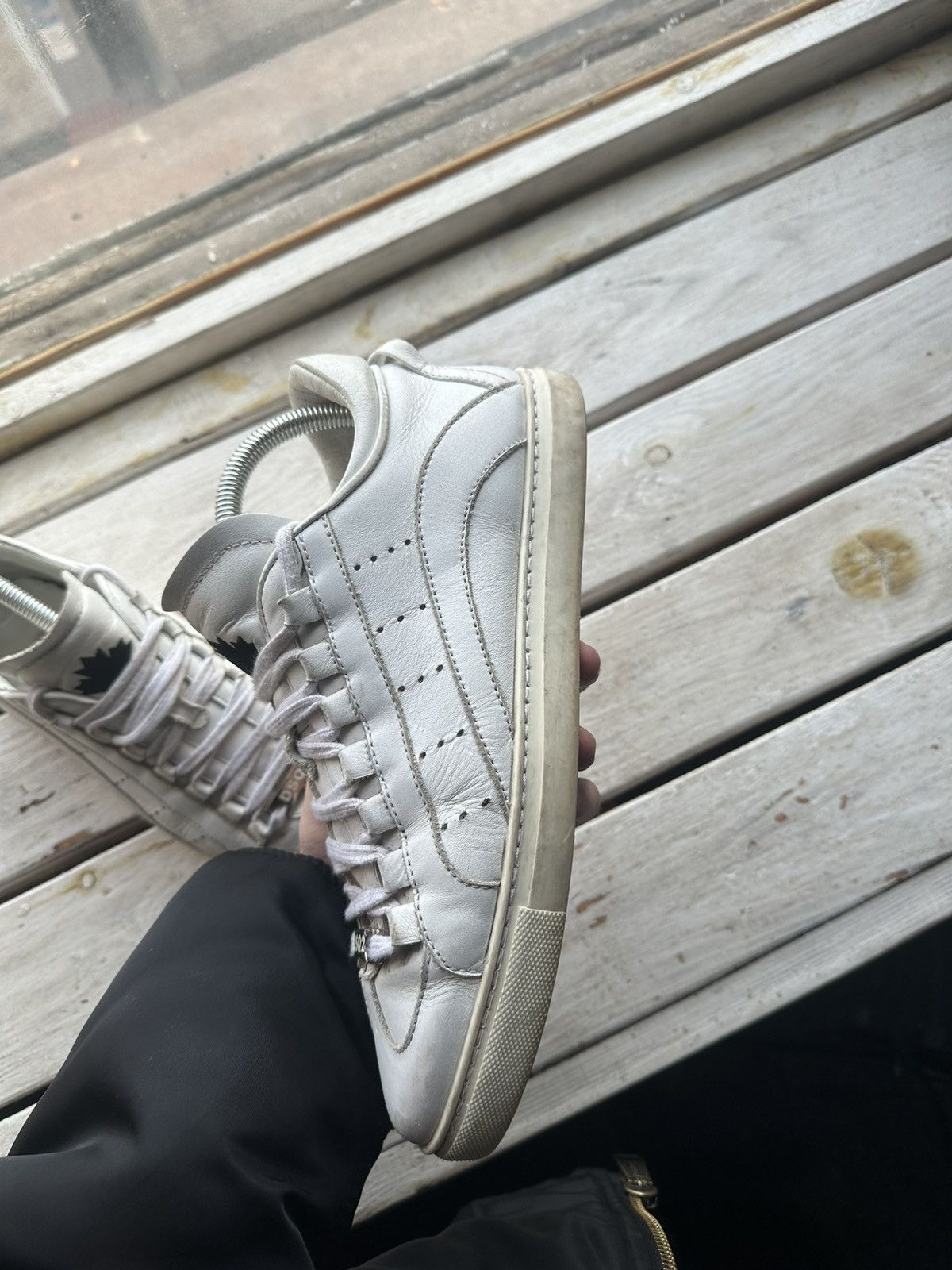 Dsquared2 × Vintage 🚨Vintage DSQUARED D2 Born To Rebel Italian Designer Sneakers Size US 8 / EU 41 - 9 Thumbnail