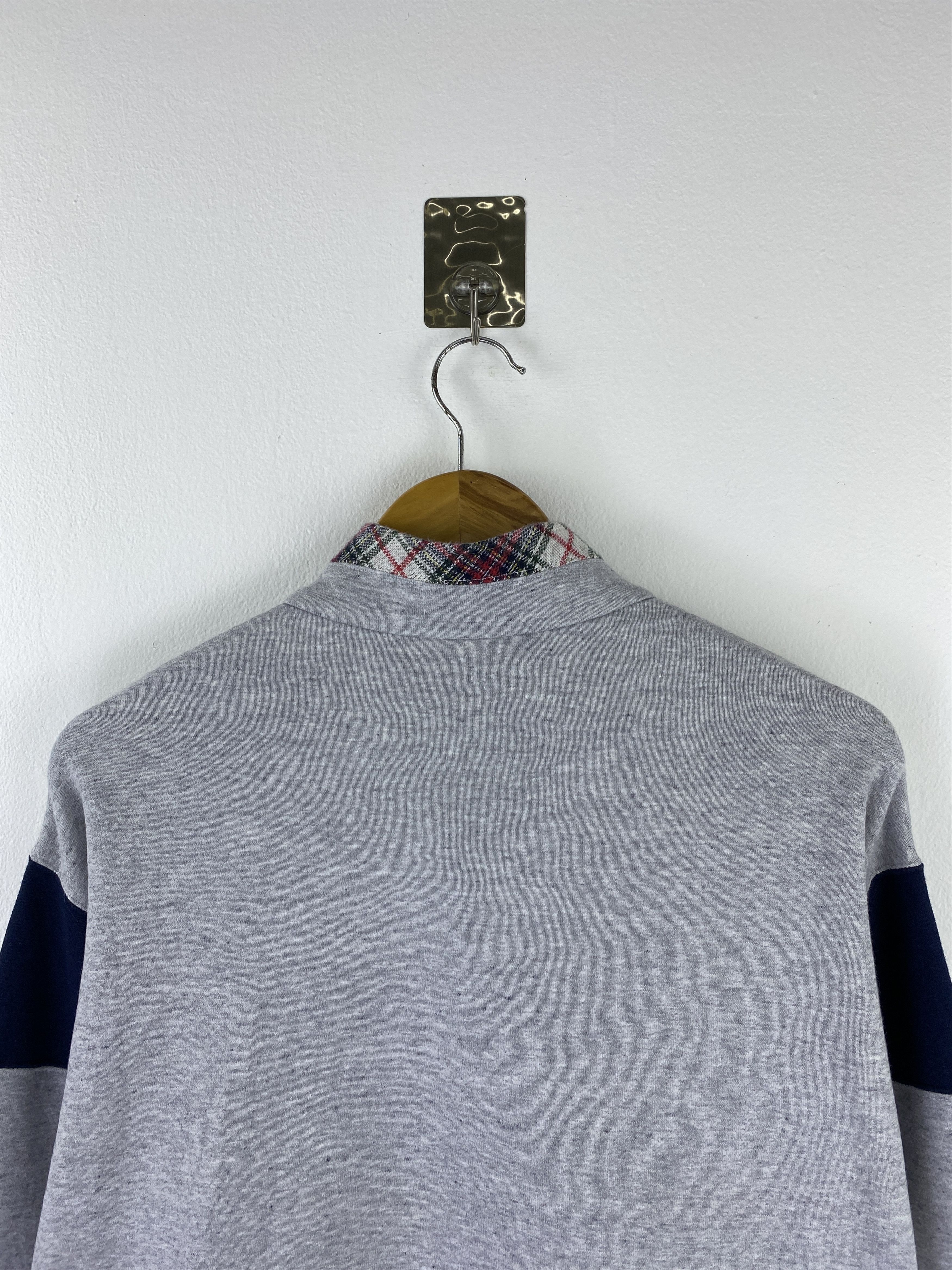 Ellesse Vintage 90s Ellesse Button Up Sweatshirt SH0493 Size L / US 10 / IT 46 - 4 Thumbnail