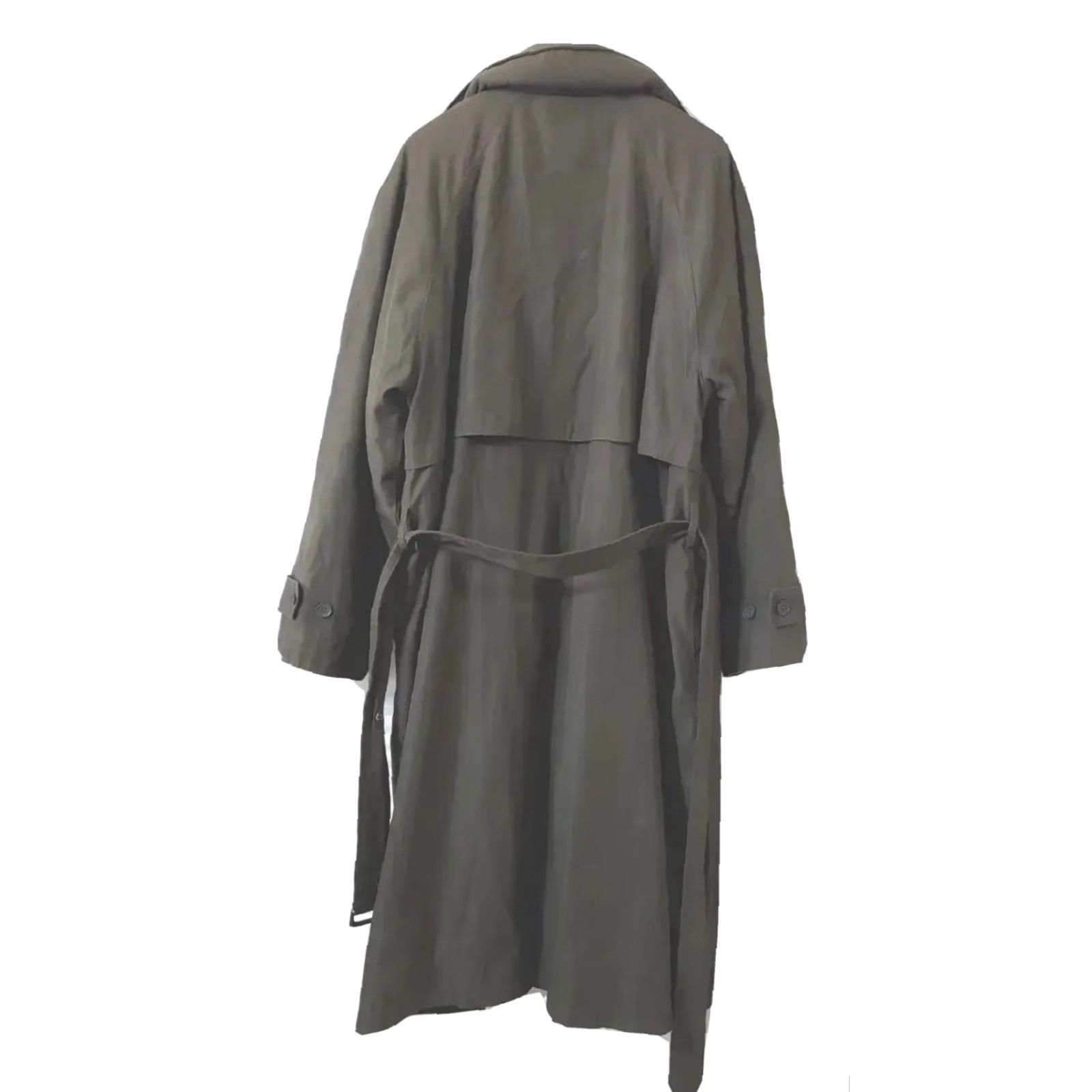 London Fog VINTAGE London Fog Coat Mens 40R Green Trench Zipout Lining Hoodie Zip & Snap Closure Hoodie Trench Coat Mens Green 40R Long Jacket/Coat CE Size US L / EU 52-54 / 3 - 3 Thumbnail