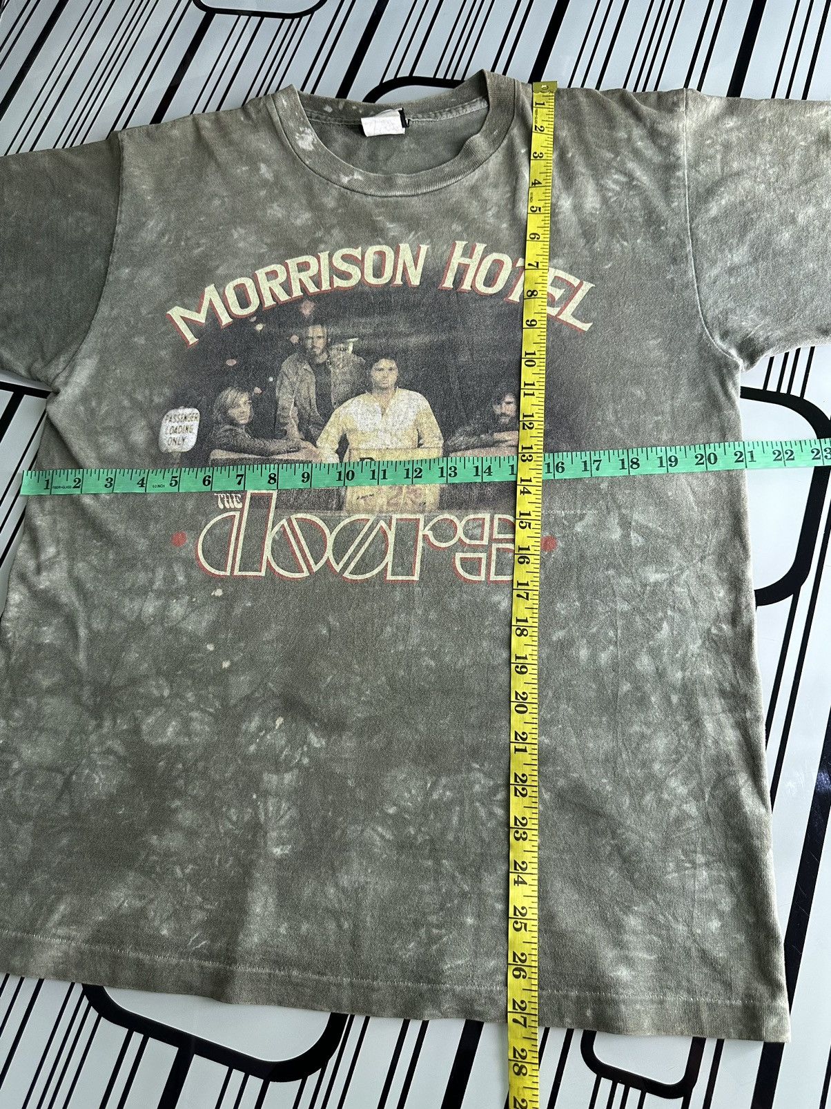Band Tees 2002 Vtg The Doors Morrison Hotel Liquid Blue Shirt Tee Size US M / EU 48-50 / 2 - 12 Thumbnail