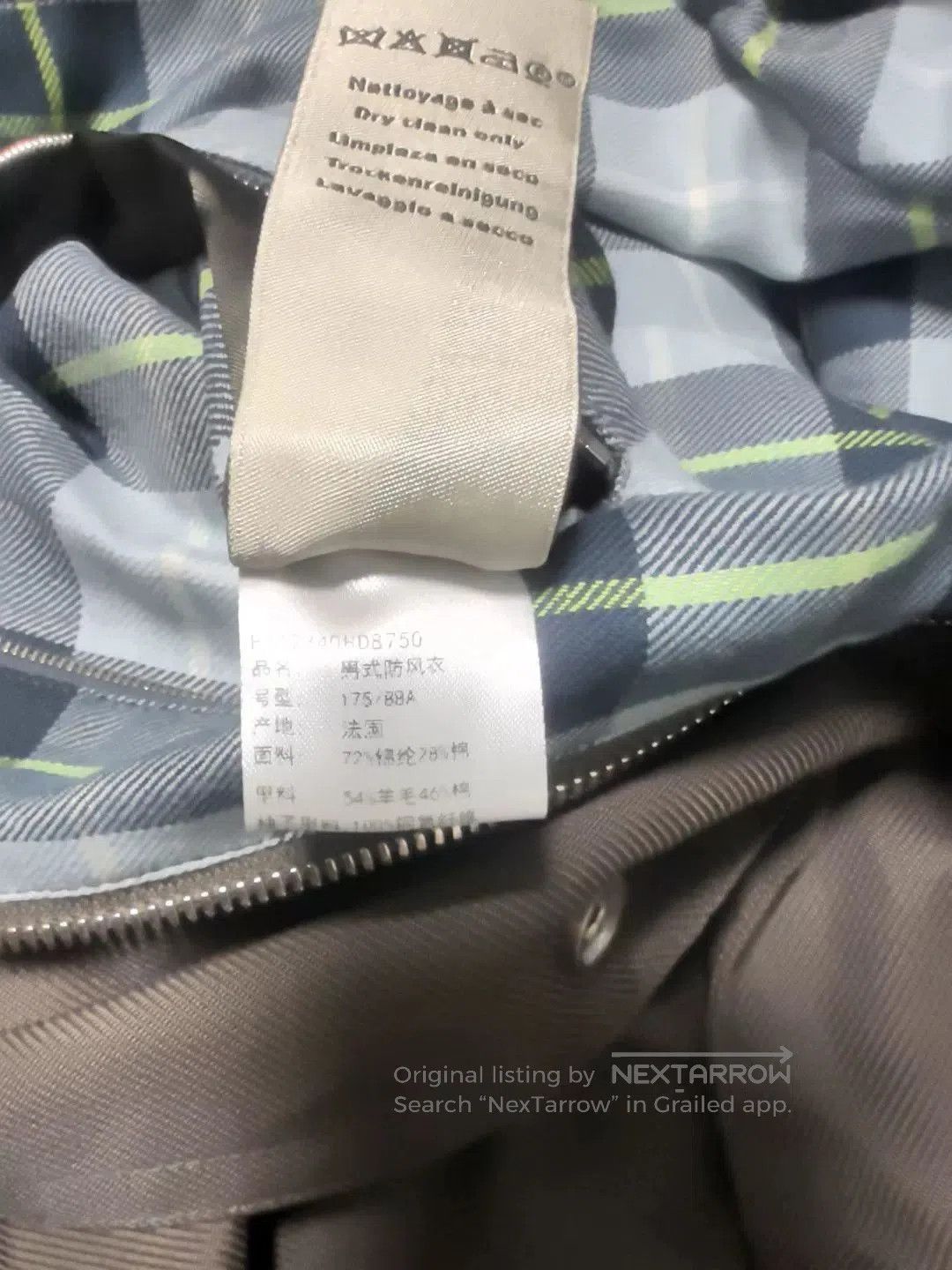 Hermes Hermes Gray Windbreaker Size 50. Size US L / EU 52-54 / 3 - 8 Thumbnail