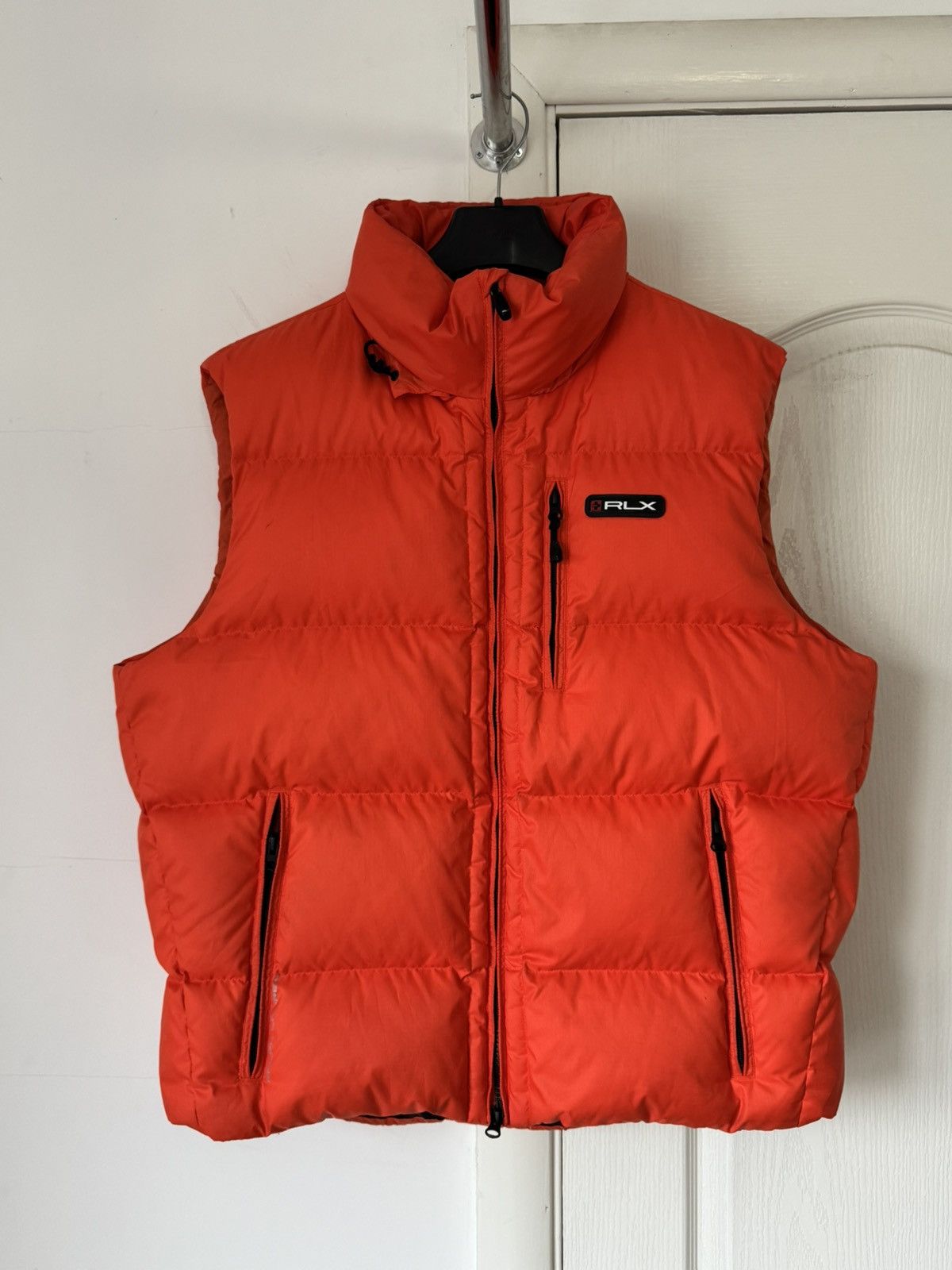 RLX Ralph Lauren RLX Ralph Lauren Down Puffer Orange Vest Size US L / EU 52-54 / 3 - 3 Thumbnail