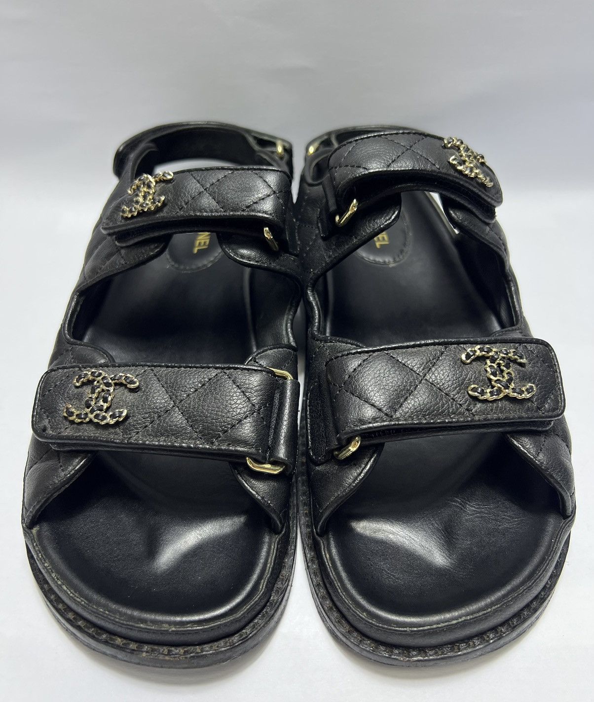 Chanel Chanel - Quilted Dad Sandals Size US 10 / IT 40 - 4 Thumbnail