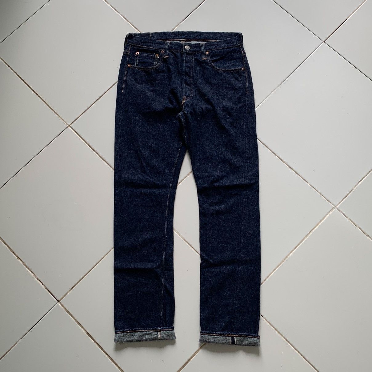 Full Count & Co. FULL COUNT & CO SLIM DENIM SELVEDGE Size US 32 / EU 48 - 2 Thumbnail