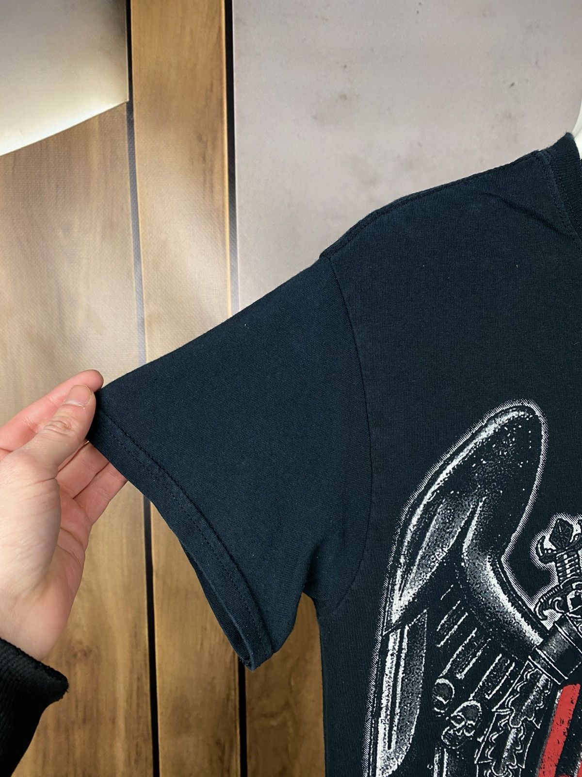 Band Tees 🎸Vintage 00s T-Shirt Slayer Silver Eagle Overprint Rock Tee🎸 Size US S / EU 44-46 / 1 - 5 Thumbnail