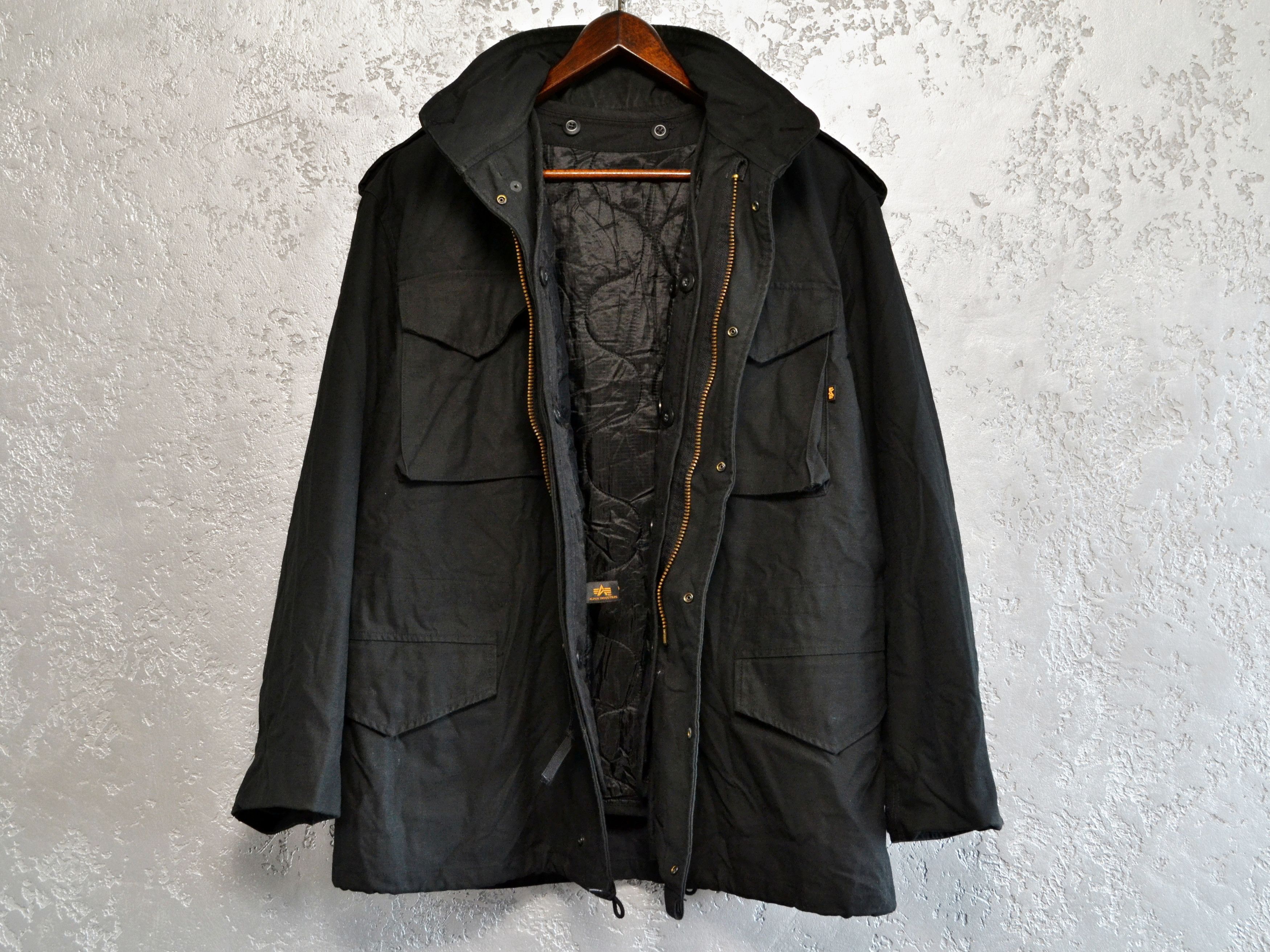 Alpha Industries Alpha Industries M-65 Military Jacket Men Black Size US XL / EU 56 / 4 - 3 Thumbnail