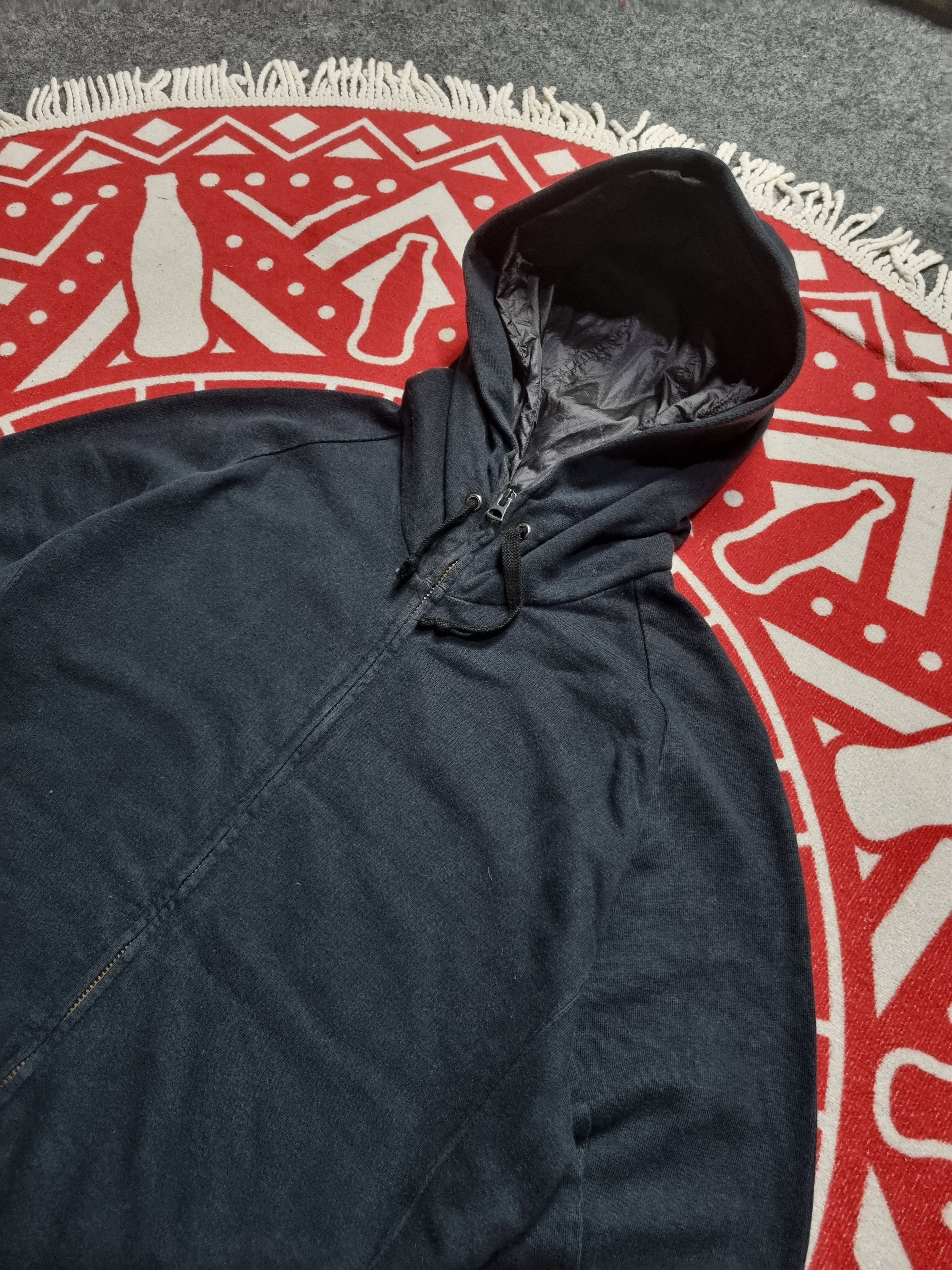 Nude: Masahiko Maruyama Nude: Masahiko Maruyama Dark Blue Zip Up Double Hoodie Size US L / EU 52-54 / 3 - 2 Thumbnail