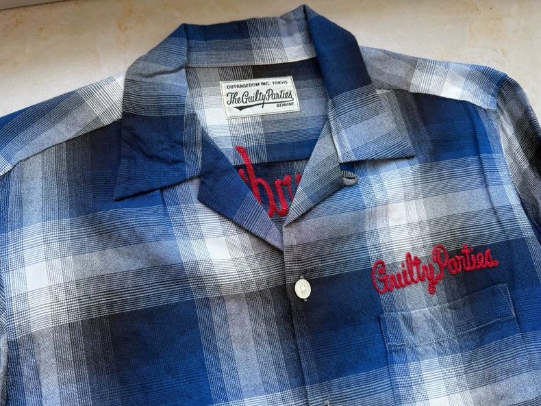 トップス WACKO MARIA psychedelic Demon Battle Wacko Maria 13ss Psychedelic Plaid Shirt