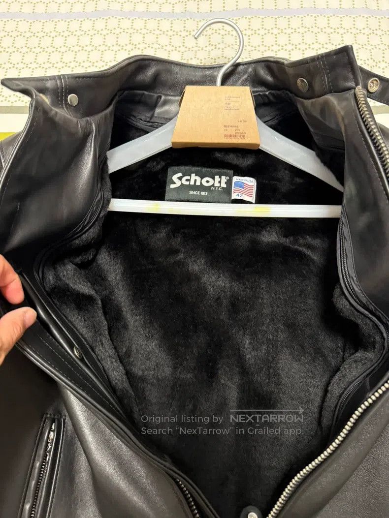 Other American coffee rider bare cowhide stand-up collar motorc Size US XS / EU 42 / 0 - 7 Thumbnail