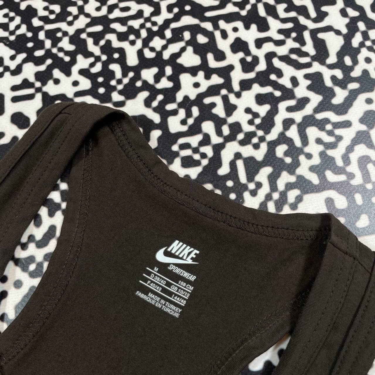 Nike Vintage Y2K Nike Swoosh Big Logo Brown Retro Style Tank Top Size M / US 6-8 / IT 42-44 - 5 Thumbnail