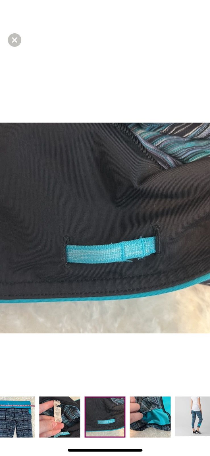 Lululemon Lululemon pace rival crop leggings size 6 Size 28" / US 6 / IT 42 - 10 Thumbnail