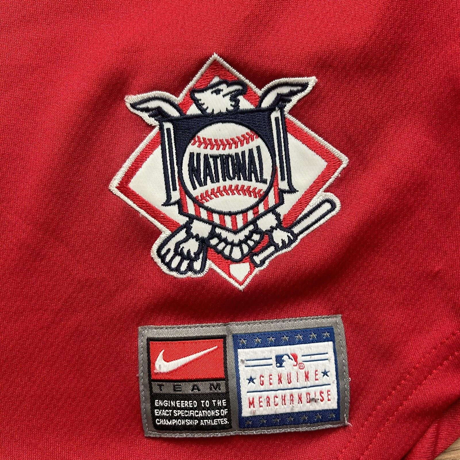 Nike Scott Rolen St. Louis Cardinals Jersey Nike Team NL Patch XL Size US XL / EU 56 / 4 - 7 Thumbnail