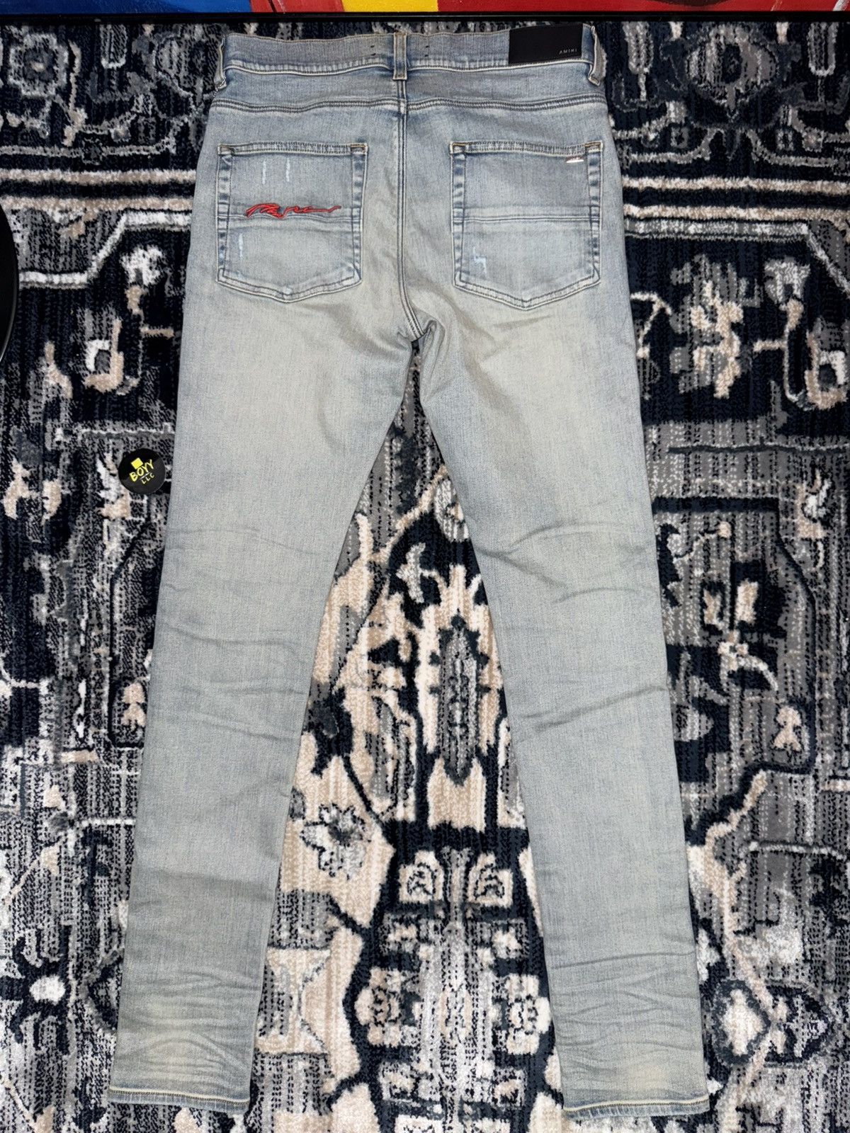 Amiri Amiri checkered patch mx1 jeans Size US 32 / EU 48 - 4 Thumbnail