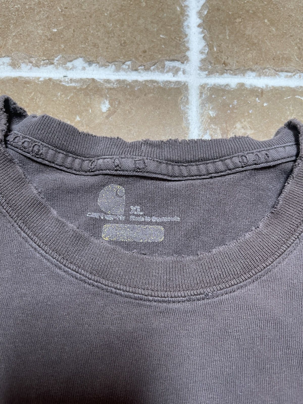Carhartt Distressed Carhartt workwear T-shirt Size US XL / EU 56 / 4 - 3 Thumbnail