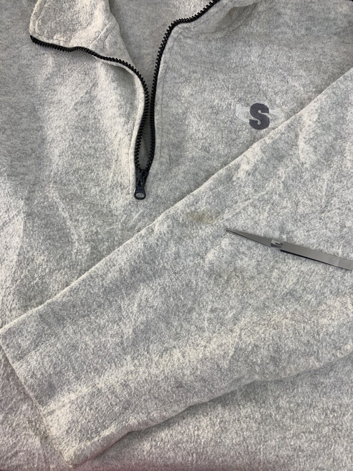 Japanese Brand Sun Body Half Zip Small S Logo Style Sweatshirt Size US L / EU 52-54 / 3 - 11 Thumbnail