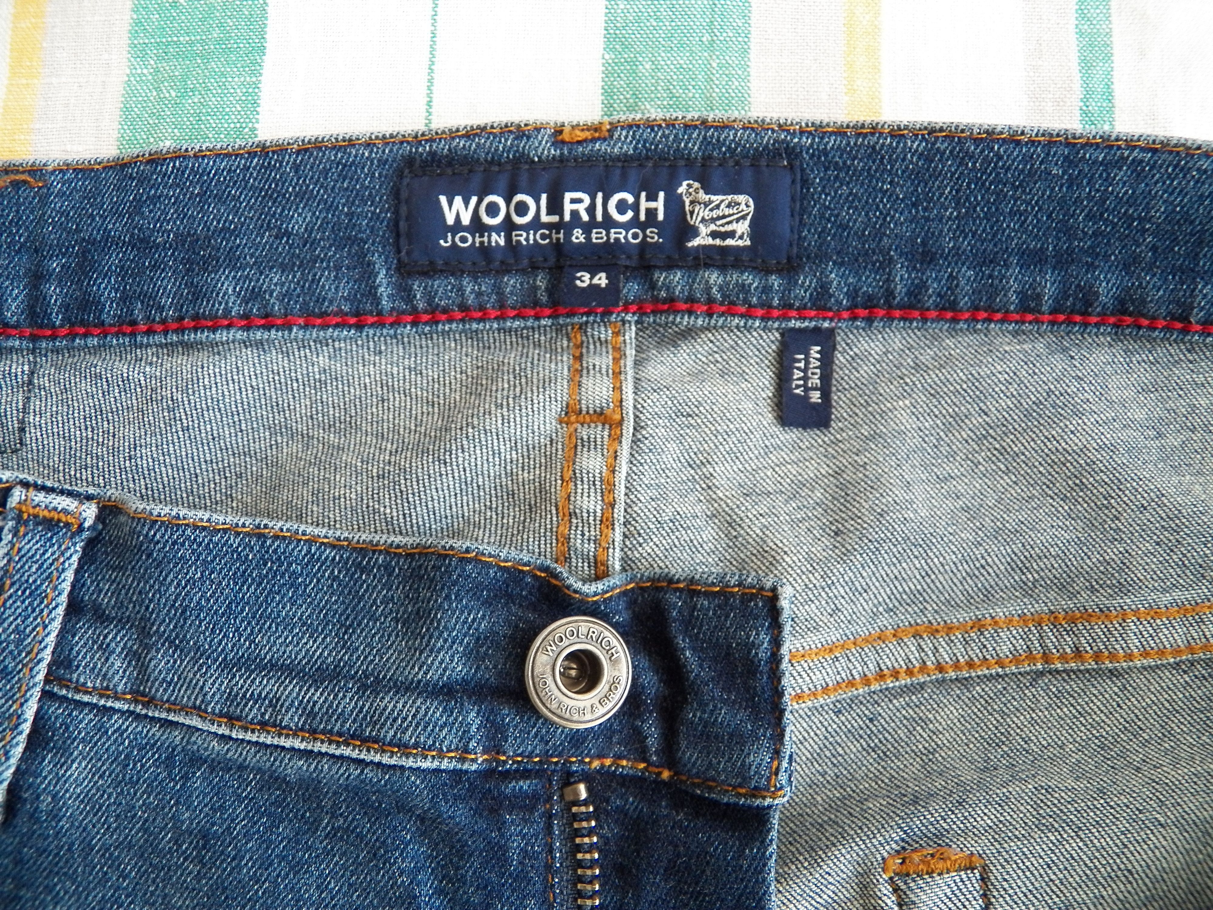 Woolrich Woolen Mills Woolrich Tapered Jeans W34 L32 Stretch Distressed Patch Size US 34 / EU 50 - 3 Thumbnail
