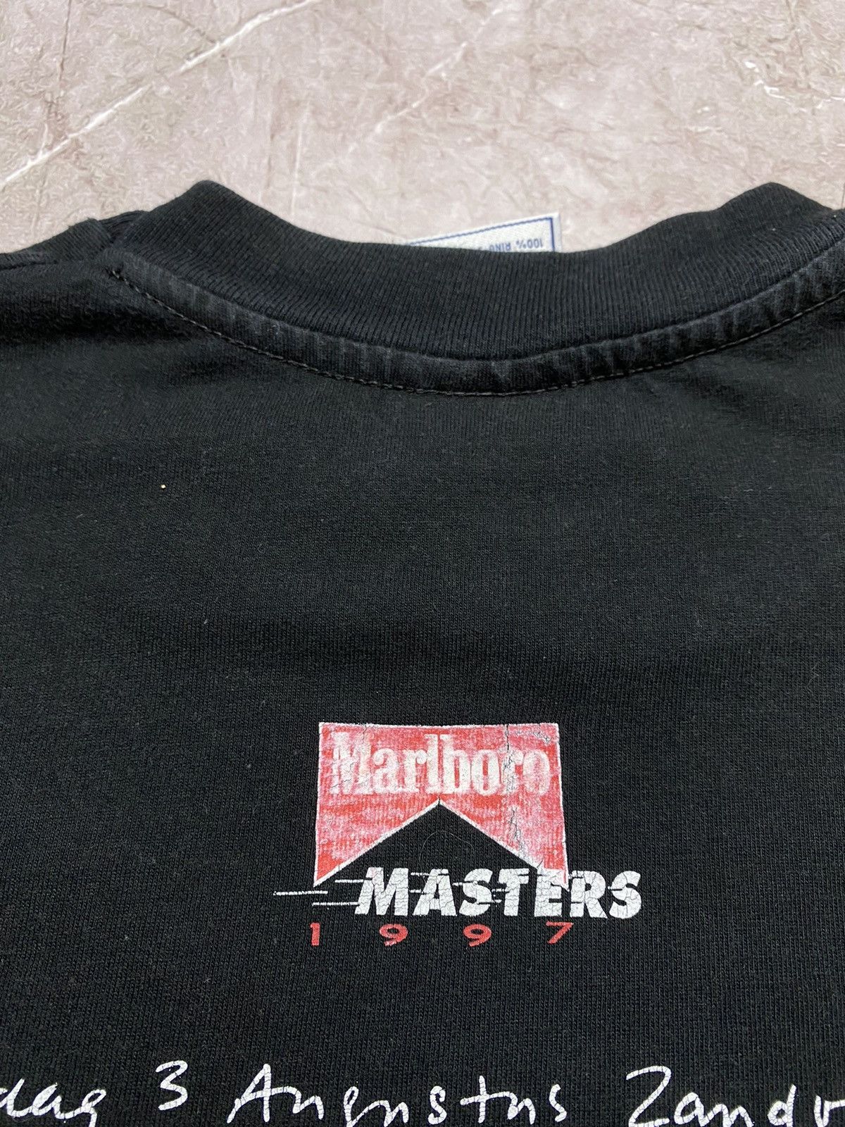 Ferrari × Marlboro Vintage Marlboro Tshirt 1997 formula uno rare ayrton senna Size US XL / EU 56 / 4 - 5 Thumbnail