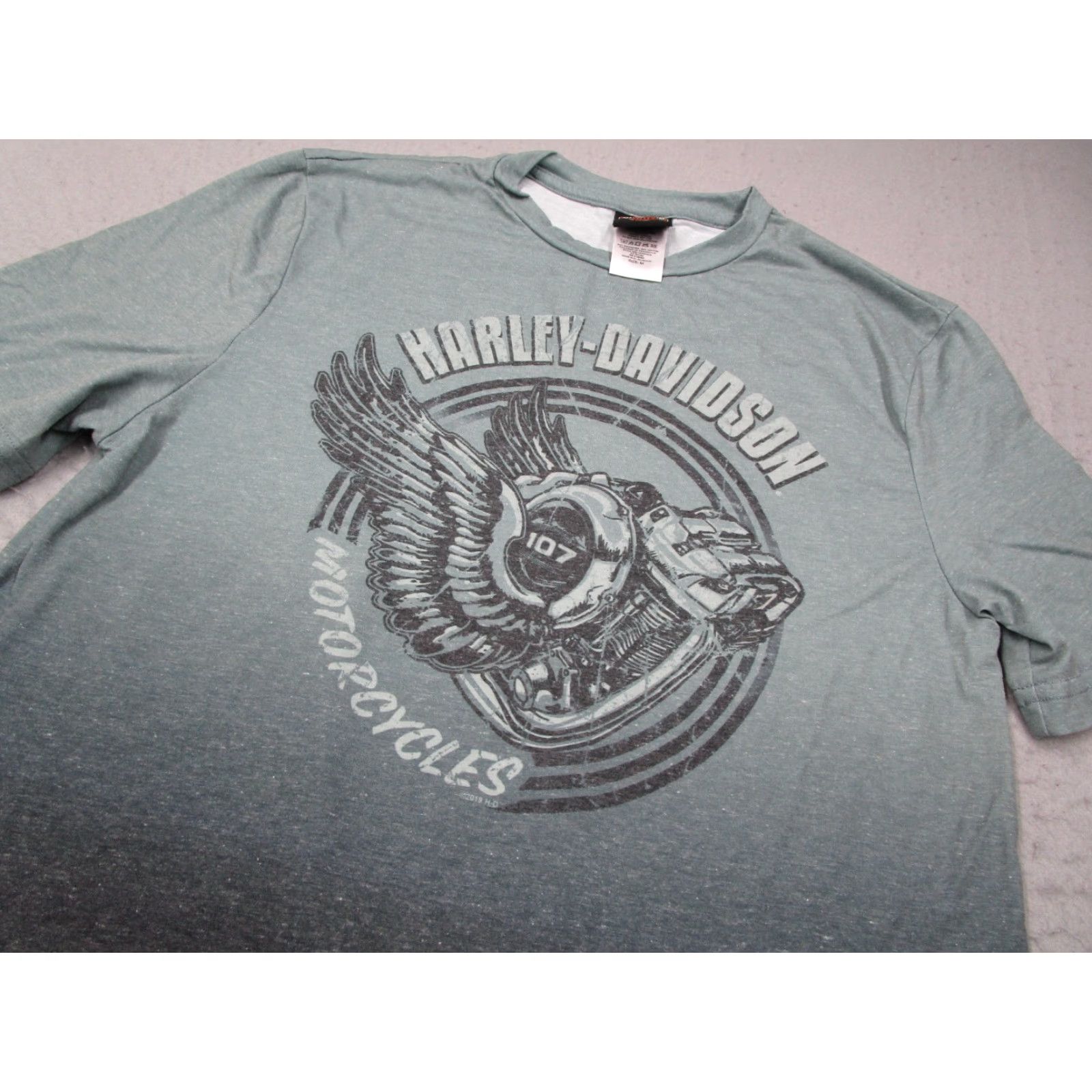 Harley Davidson Harley-Davidson Shirt Mens Medium Blue Double Side Lynchburg Tennessee Fanatics Shirt Mens Blue Graphic Tee Size US M / EU 48-50 / 2 - 2 Thumbnail