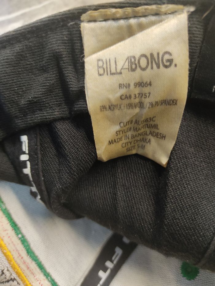 Billabong × Vintage Vintage Billabong Rasta Style Fullcap Size ONE SIZE - 6 Thumbnail