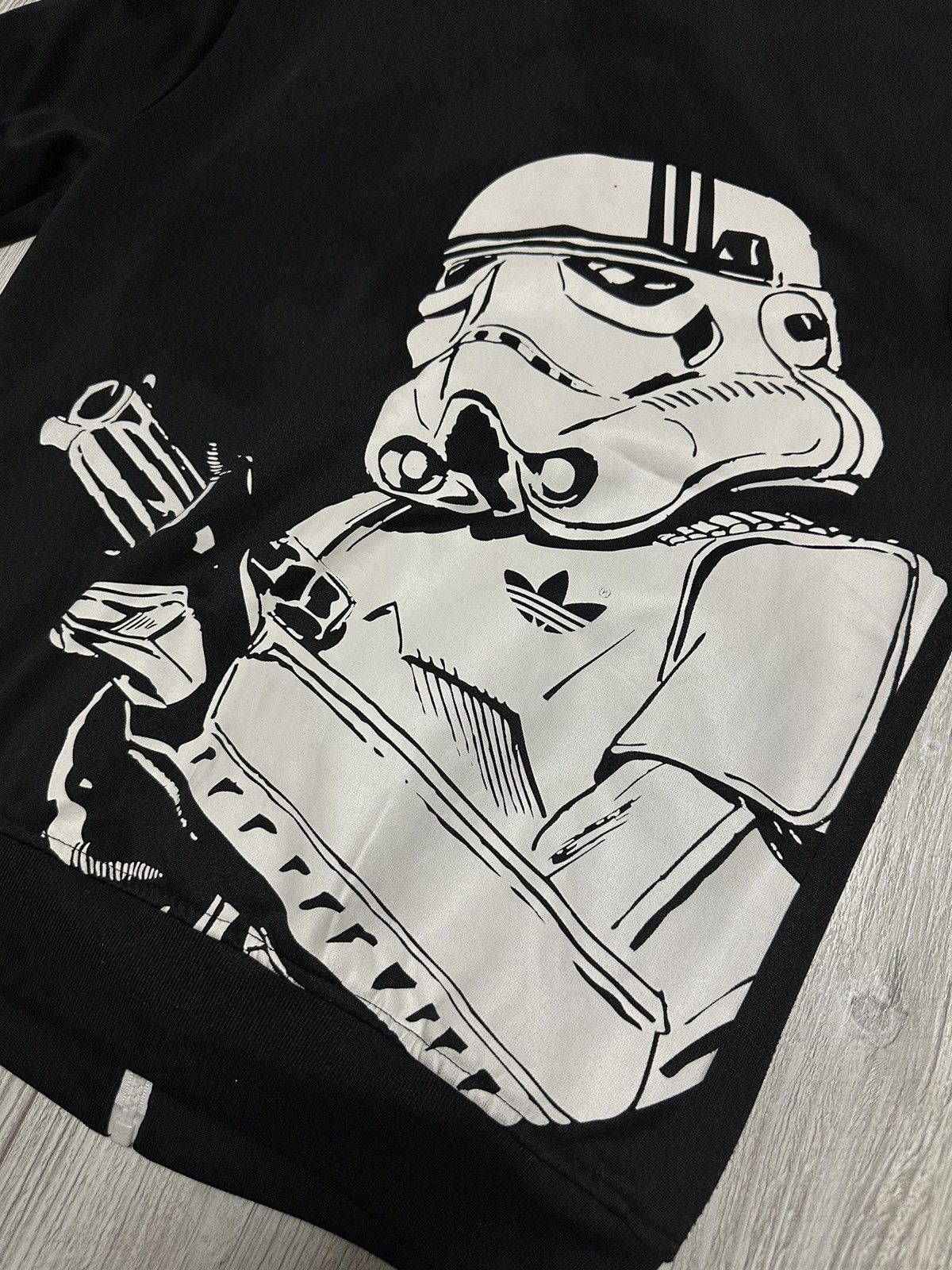 Vintage Adidas Originals Stormtrooper Star Wars hoodie P99646 Size US M / EU 48-50 / 2 - 8 Thumbnail