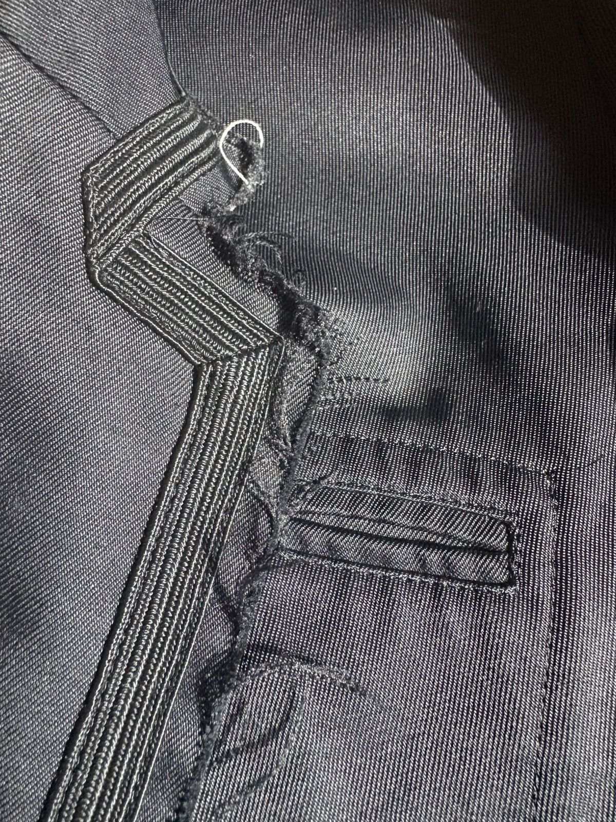 Undercover ARCHIVE Undercoverism "For Rebels" Waxed Distressed Blazer Size US L / EU 52-54 / 3 - 7 Thumbnail