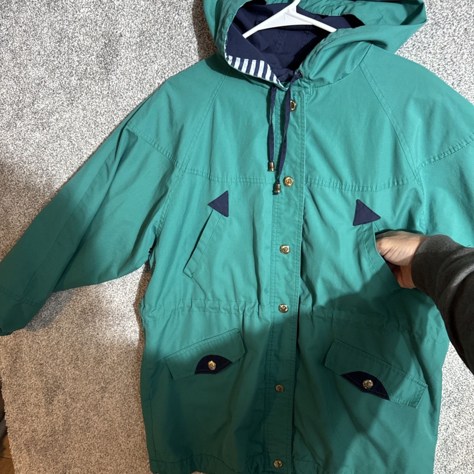Basic Editions Vintage 90s Y2K Windbreaker Jacket Womens L Gorpcore Utility Size L / US 10 / IT 46 - 6 Thumbnail