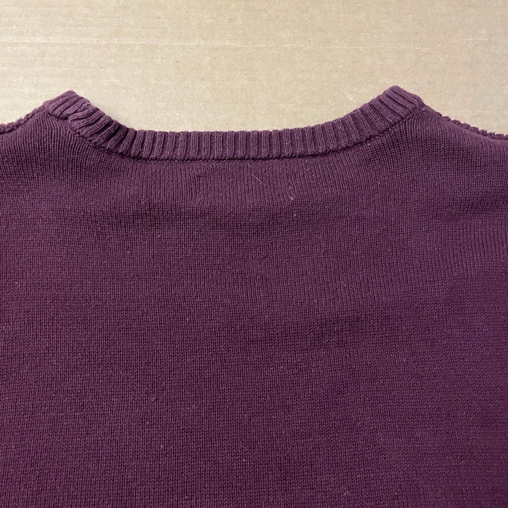 Club Room Club Room Knit Sweater Men's Large Red Burgundy Pullover Crewneck Knitwear, Casual, Preppy, Pullover, Wool? Size US L / EU 52-54 / 3 - 4 Thumbnail