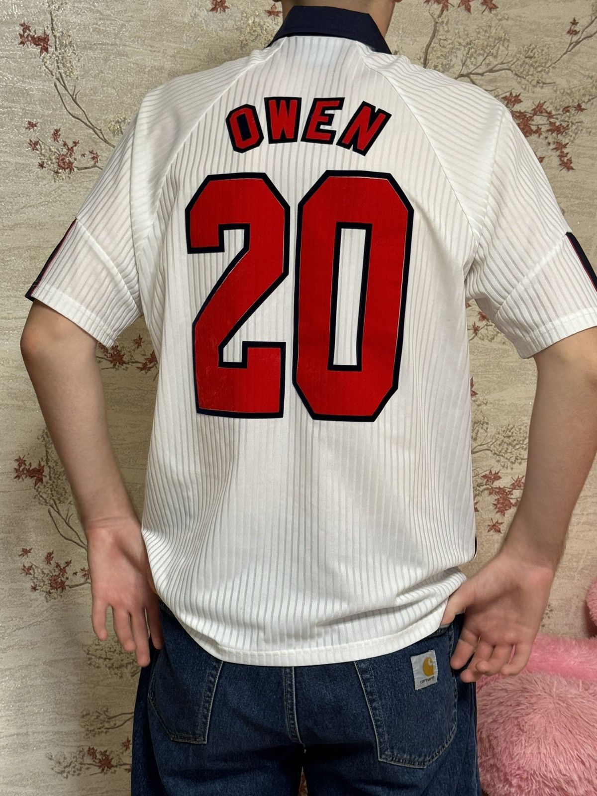 Umbro × Vintage Umbro 1998 England 'World Cup' Home Shirt Owen #20 Size US L / EU 52-54 / 3 - 20 Thumbnail