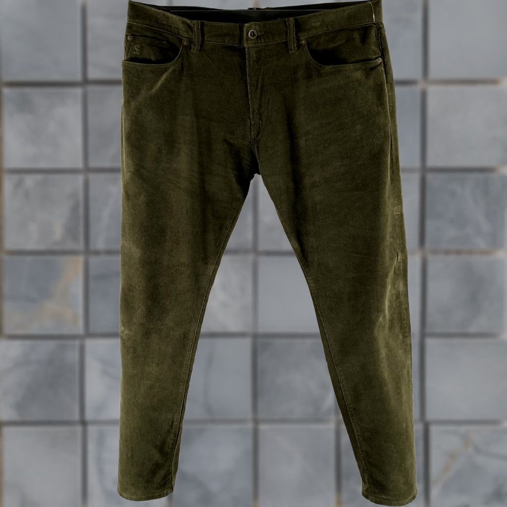 Todd Snyder TODD SNYDER Green Olive Corduroy Cotton Blend Pants Men Size 36 Size US 36 / EU 52 - 1 Thumbnail