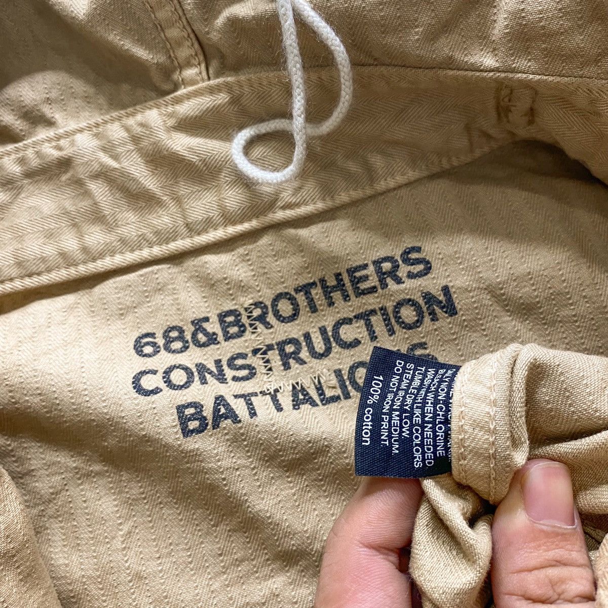 If Six Was Nine × Japanese Brand 68 & Brothers Construction Battalions Smoke Jacket Size US L / EU 52-54 / 3 - 7 Thumbnail