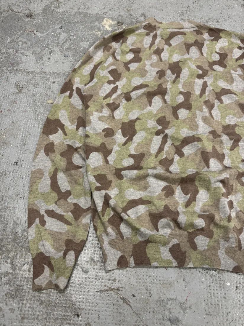 Comme des Garcons × Vintage Comme Des Garçons Shirt Camo Wool Cardigan Size US M / EU 48-50 / 2 - 6 Thumbnail
