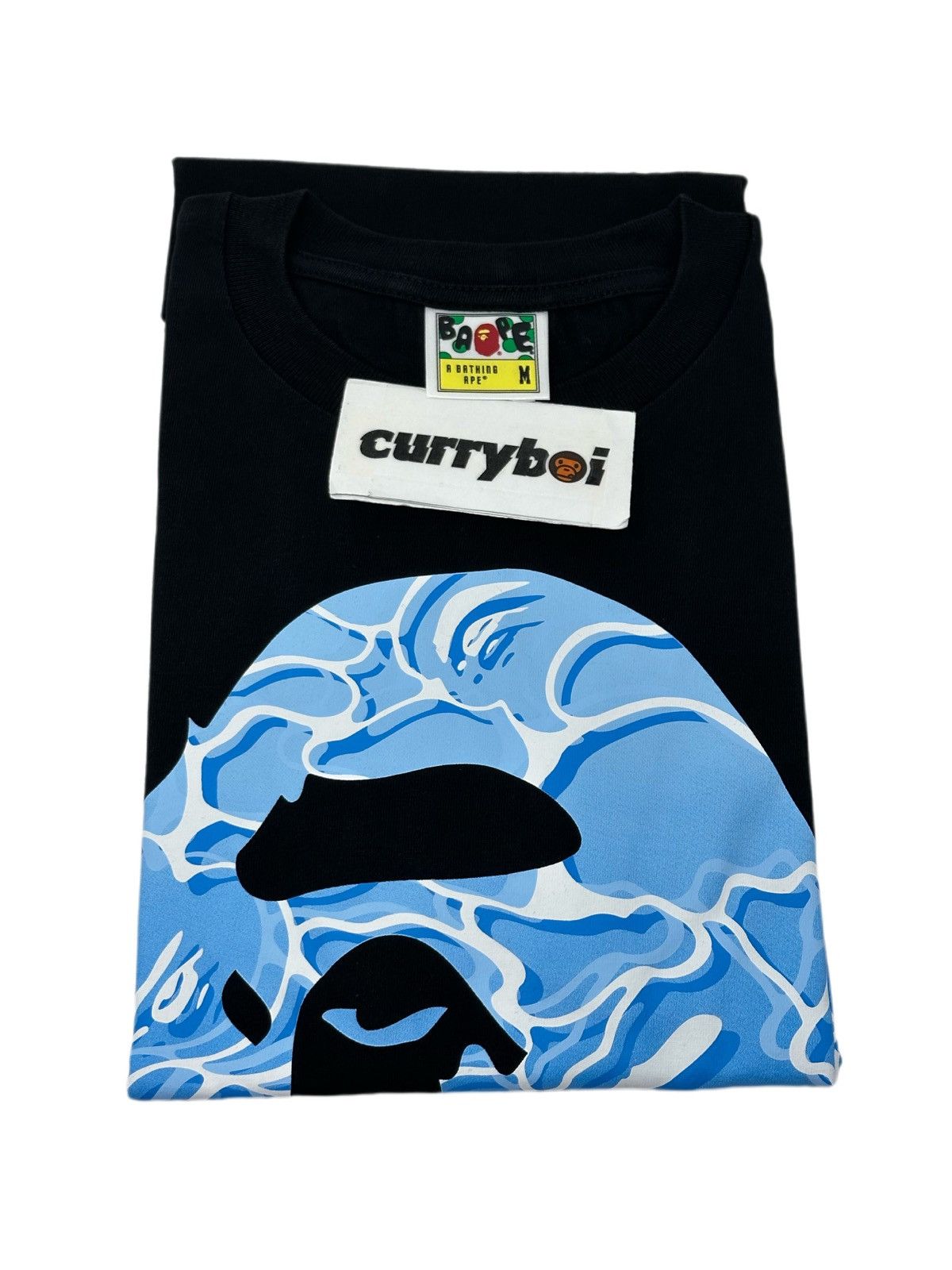 Bape BAPE ABC Sea Surface Camo Ape Head Tee Black Size US M / EU 48-50 / 2 - 3 Thumbnail
