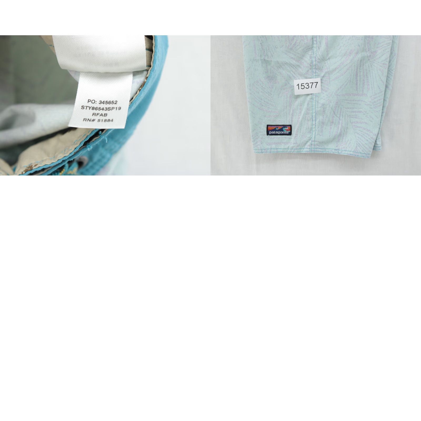 Patagonia Patagonia Wavefarer Boardshorts Men's 32 Blue Green Nylon Blend Pockets Beach Surfing 86543 Size US 32 / EU 48 - 8 Thumbnail