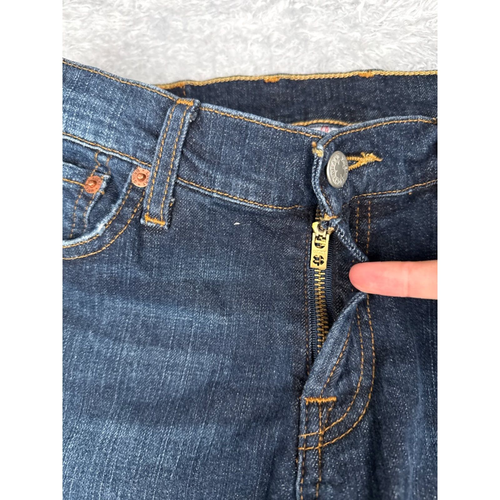 Lucky Brand VINTAGE Lucky Brand Jeans Women 8 Blue Denim Straight Cotton Blend 30x24 Jeans Women's 8 Blue Denim Straight 30x24 Size 30" / US 8 / IT 44 - 5 Thumbnail