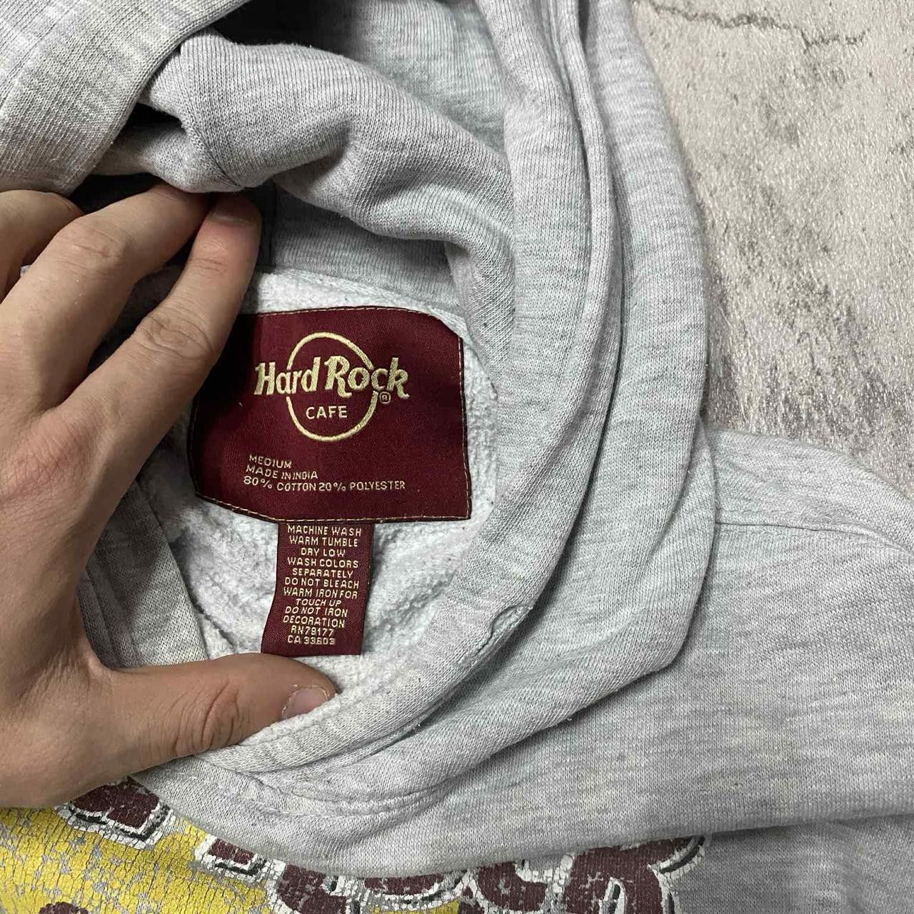 Hard Rock Cafe Grey Hard Rock Cafe Florence hoodie #skater Size US M / EU 48-50 / 2 - 4 Thumbnail
