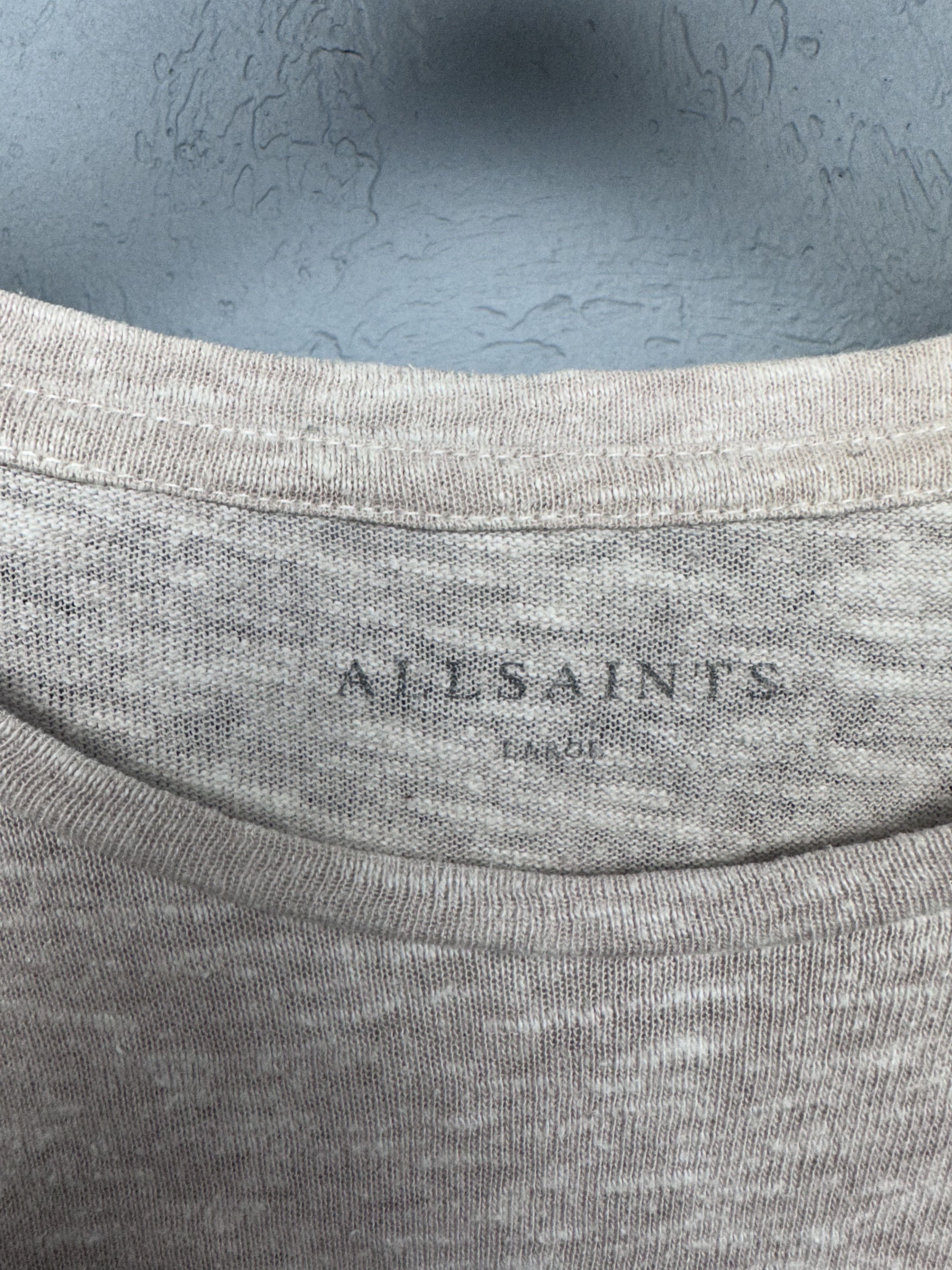 Allsaints Allsaints Pesley Cotton-Polyester-Linen Crew Neck T-Shirt Size US L / EU 52-54 / 3 - 3 Thumbnail