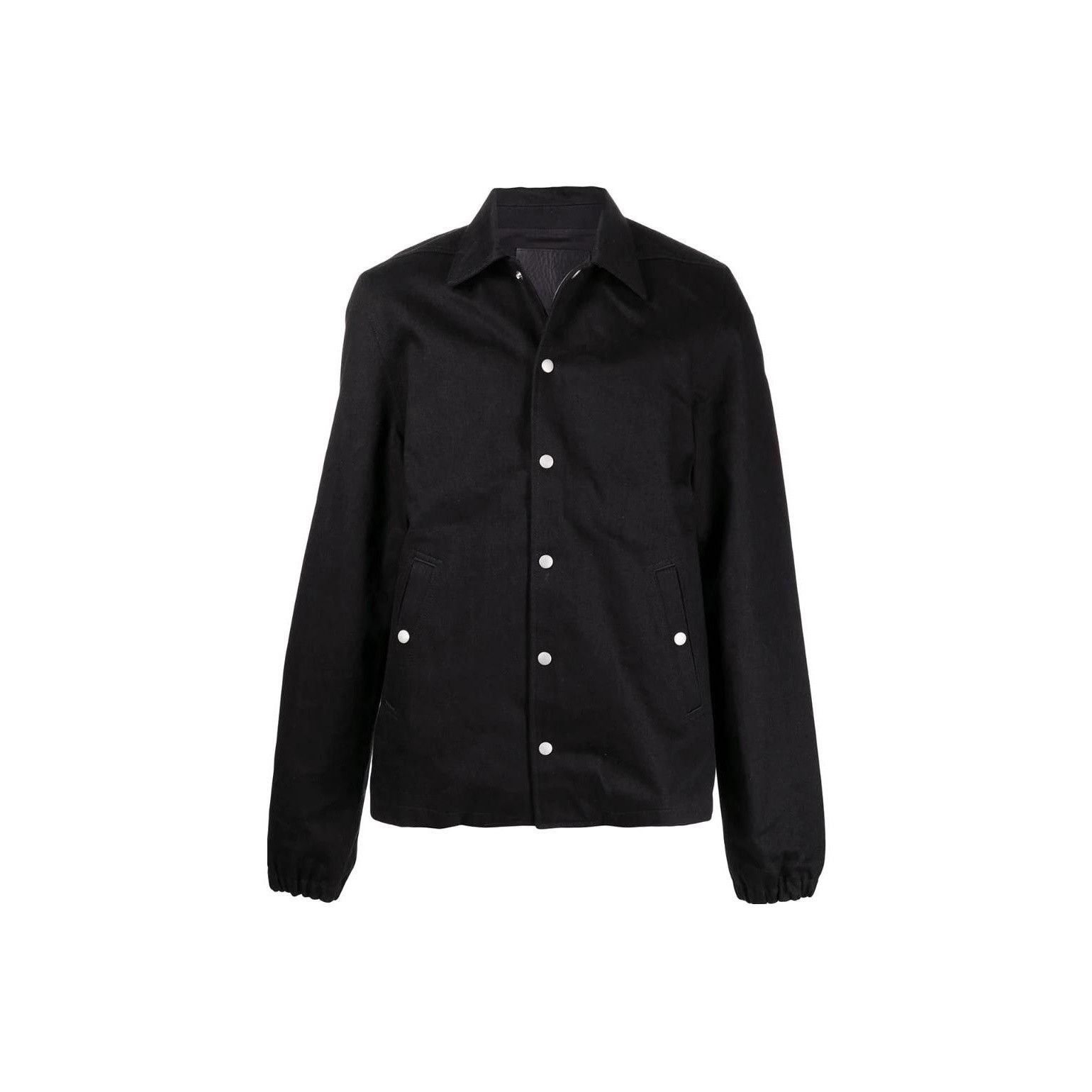 Rick Owens Drkshdw Rick Owens DRKSHDW SS22 Black Snap-Button Jacket Men's Size US M / EU 48-50 / 2 - 1 Thumbnail