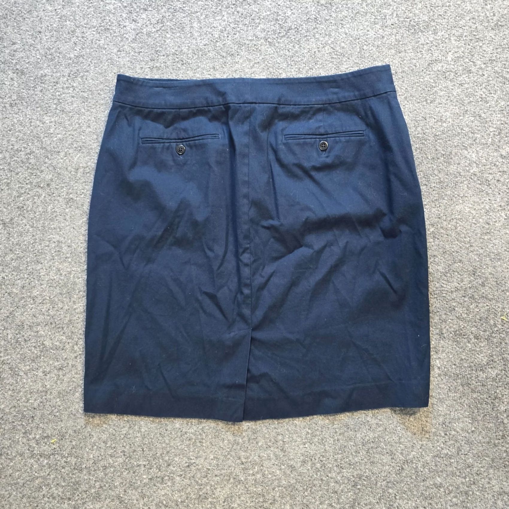 Ralph Lauren VINTAGE? Lauren Ralph Lauren Skirt Women 14 Blue Pencil Classic Capsule Timeless All Seasons Short Wool? Size 36" / US 14 / IT 50 - 7 Thumbnail