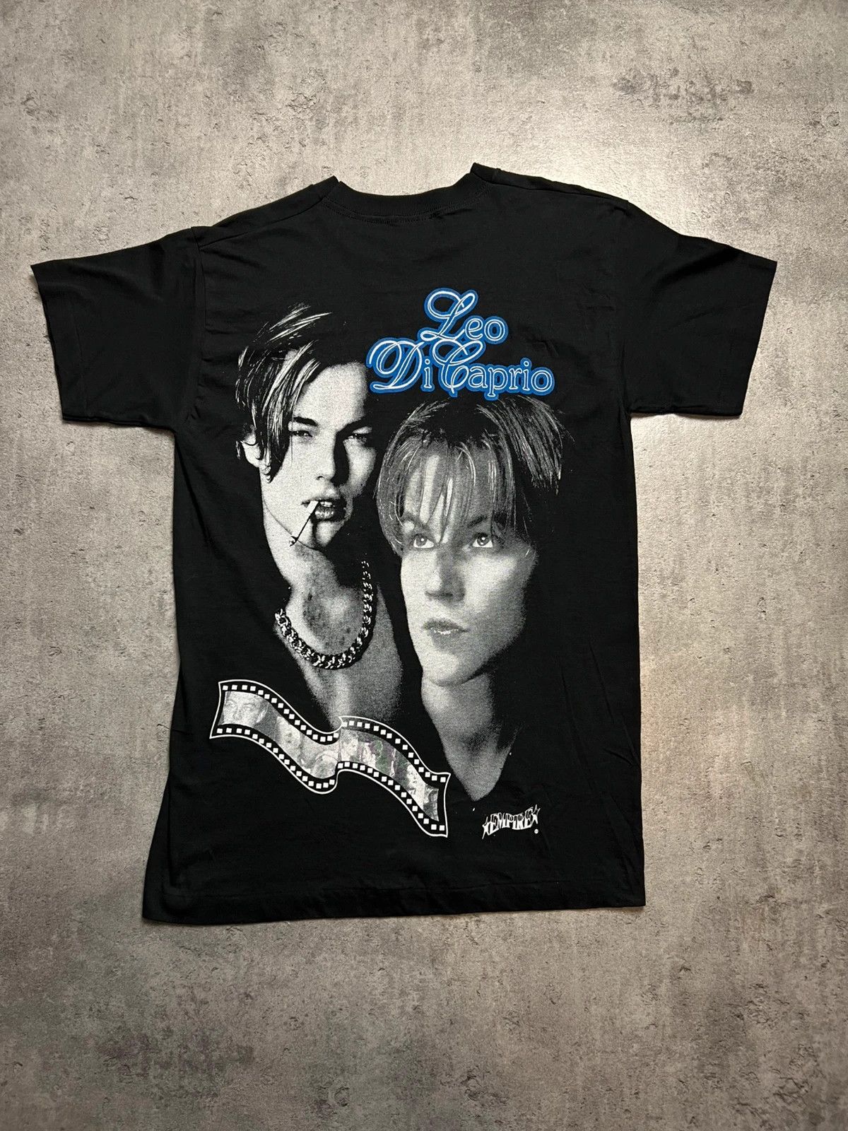 Vintage vintage screen stars leonardo di caprio black tshirt Size US L / EU 52-54 / 3 - 1 Thumbnail